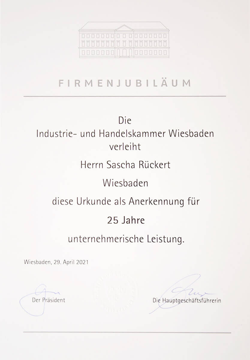 25 Jahre Rückert Immobilien